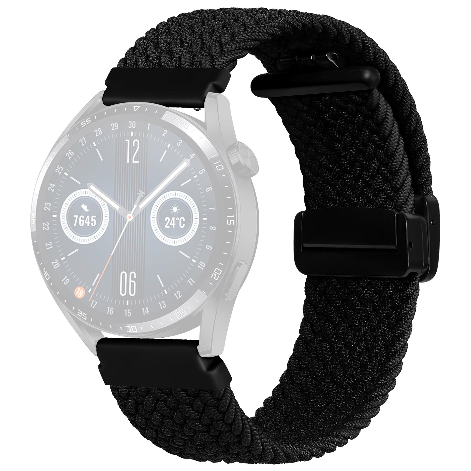 Nylon Watch Bands for Garmin vivomove Trend Style Luxe 20mm Folding Buckle Adjustable Braided Strap Nylon Watch Bands for Garmin vivomove Trend Style Luxe 20mm Folding Buckle Adjustable Braided Strap
